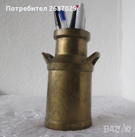 Моливник гюм, гюмче метал съд ваза, снимка 8 - Други - 32358489