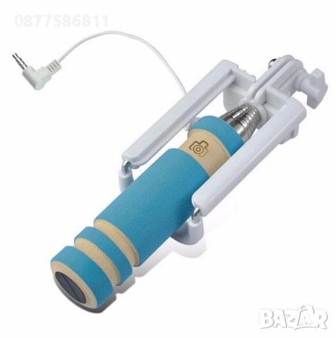 НОВ SELFIE STICK, СЕЛФИ СТИК РАБОТИ С ANDROID И IPHONE МОНОПОД ЗА СМАРТФОН СЕЛФИ СТИКОВЕ +, снимка 6 - Селфи стикове, аксесоари - 51630136