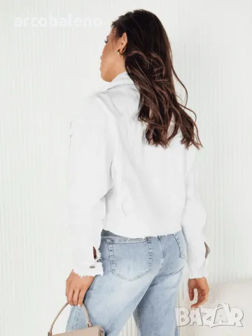 Дамско дънково яке LUISE, 3цвята , снимка 4 - Якета - 49238749