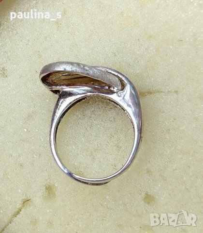 Три броя / Масивен сребърен пръстен дизайнерска изработка проба 925 , снимка 6 - Пръстени - 26293650