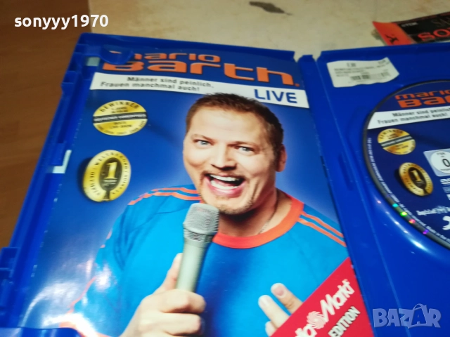 MARIO BARTH DVD SONY MUSIC 2711250937, снимка 13 - DVD дискове - 52557542
