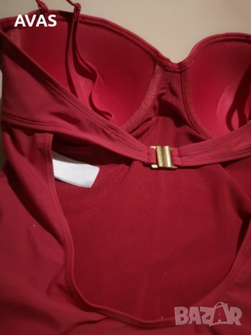 Нов цял бански Waikiki 44 размер винено червен, снимка 3 - Бански костюми - 36685366