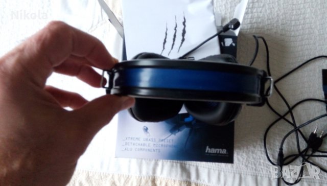Геймърски слушалки с микрофон - Hama, снимка 17 - Слушалки за компютър - 27055878