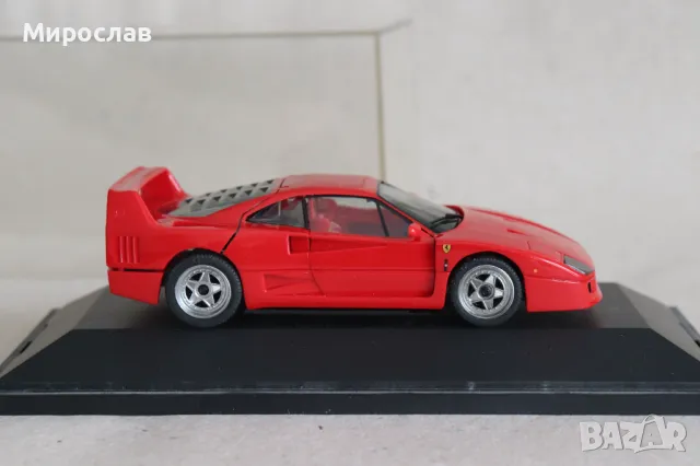 1:43 HERPA FERRARI F 40 КОЛИЧКА МОДЕЛ ИГРАЧКА, снимка 4 - Колекции - 49411708