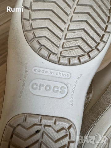 Дамски шикозни топли  ботуши Crocs ! 36,5 н, снимка 8 - Дамски ботуши - 52158400
