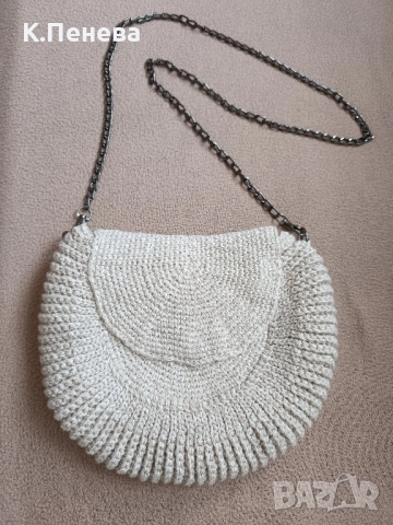 Плетена чанта, снимка 4 - Чанти - 52130258