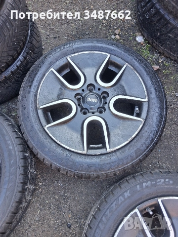 17цола оригинални за МИНИ КУПЪР и BMW 5×120 ет 50 ц.72.1м. 7J ×17, снимка 4 - Гуми и джанти - 52811386
