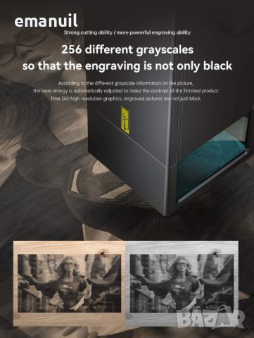 ATOMSTACK S20 20-22W Pro 1800лв Max 2200лв CNC лазер лазерно гравиране рязане, снимка 10 - Други машини и части - 36332925