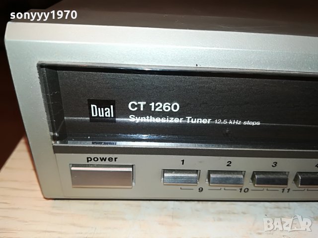 dual ct1260 stereo tuner-made in germany 1907211753, снимка 9 - Ресийвъри, усилватели, смесителни пултове - 33567426
