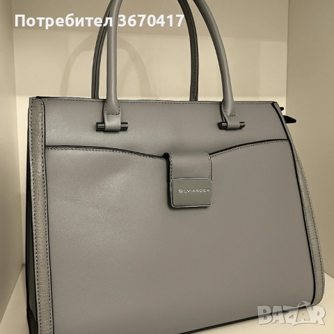 Дамска елегантна чанта, Silviarosa, снимка 4 - Чанти - 52297505