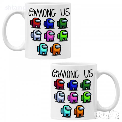 Чаша Among Us 06,Керамична Чаша, Кафе Чай, Игра,Изненада,Подарък,Повод,Празник,Рожден Ден, снимка 6 - Чаши - 38471968