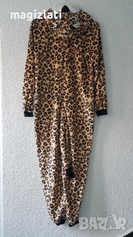 Гащеризон пижама H&M леопард S-M НОВА, снимка 10 - Нощници - 44112054