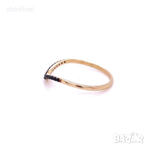 Златен дамски пръстен 0,95гр. размер:57 14кр. проба:585 модел:21900-2, снимка 3 - Пръстени - 44104086