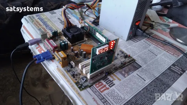 Дънна платка Canyon CN-6LEBMS-T Socket 370 CPU+FAN+RAM, снимка 9 - Дънни платки - 49871312