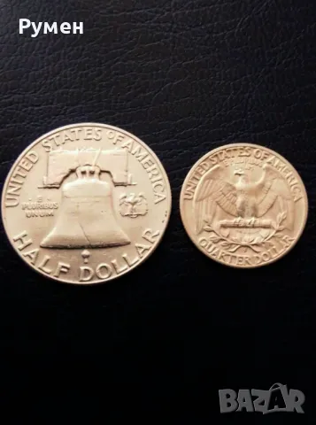 Half & Quarter Dollar-S -1952 г.Сребро!Топ!!!, снимка 2 - Нумизматика и бонистика - 40792137