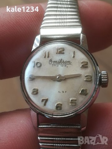 Дамски часовник Omikron. Swiss made. Швейцарски часовник. Ретро. Механичен. Vintage watch. , снимка 9 - Луксозни - 35500200