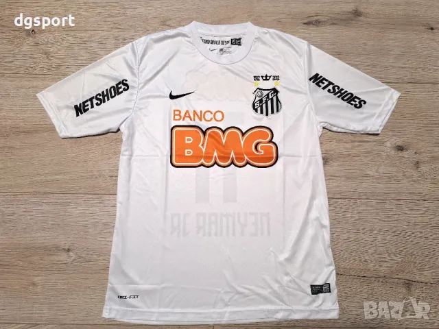 Футболна фланелка на Неймар Сантос ретро модел!!!, снимка 2 - Футбол - 49144397