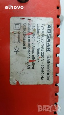 Зарядно за акумулатор ABSAAR 6A, снимка 3 - Аксесоари и консумативи - 28050034