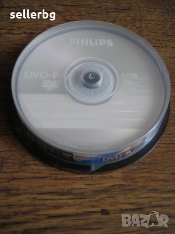 Дискове Philips за запис DVD -R, 4.7 Gb, 120 min, 1-16x, снимка 2 - Други - 27498628