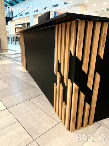 Търговски щанд / павилин /киоск 3x2 Модерен MDF + LED, снимка 4 - Стелажи и щандове - 53566351