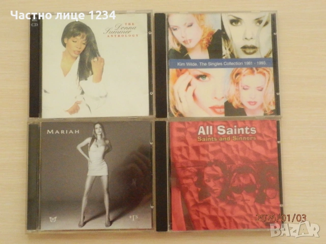 Kim Wilde / Donna Summer /Mariah Carrey / All Saints
