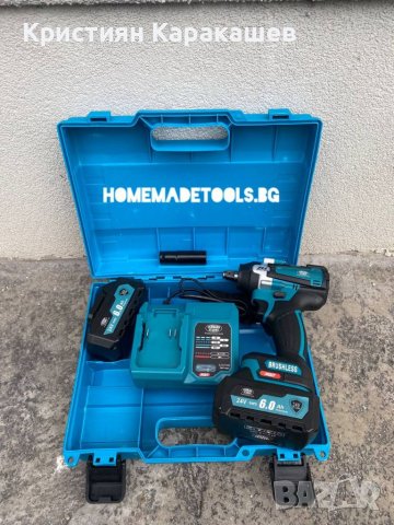 Ново! АКУМУЛАТОРЕН ГАЙКОВЕРТ УДАРЕН Vermark Starke 24V 6AH, снимка 3 - Други инструменти - 40102983