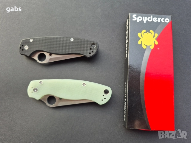 Сгъваем нож Spyderco Paramilitary 2 Exclusive Tanto,C81EX,два цвята, снимка 8 - Ножове - 50799109