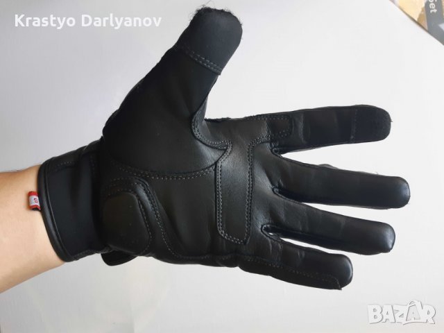 Летни Мото Ръкавици Nitro размер S Черни Кожа и Плат, снимка 7 - Аксесоари и консумативи - 32725283