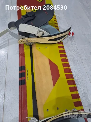 Сноуборд  SANTA CRUZ 151см + автомати PRESCON, снимка 3 - Зимни спортове - 48613341