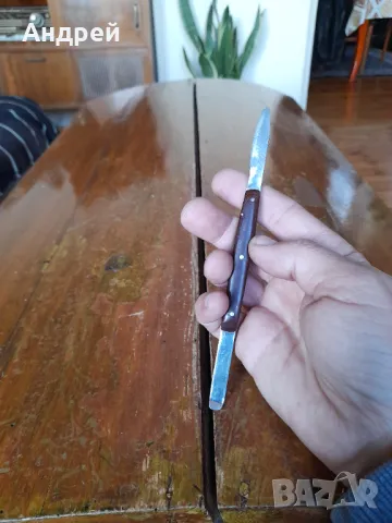 Стар специален нож,ножче,ножка, снимка 2 - Други ценни предмети - 48462485