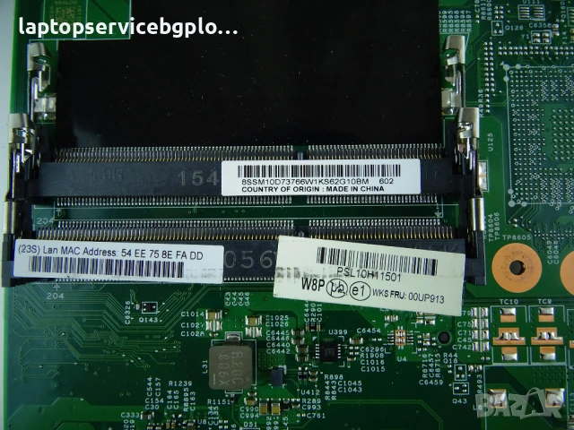 Lenovo ThinkPad T540 W540 W541 Дънна платка UMA 12291-2 48.4LO14.021 , снимка 2 - Части за лаптопи - 53576057