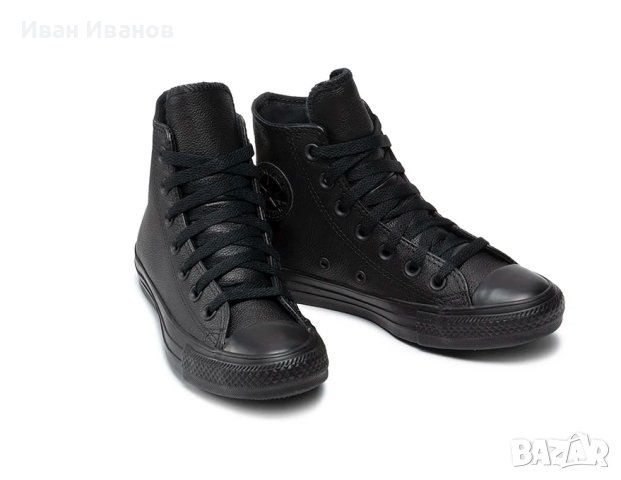 кожени кецове/ маратонки Converse Chuck Taylor All Star Hi номер 39,5, снимка 5 - Кецове - 43750291