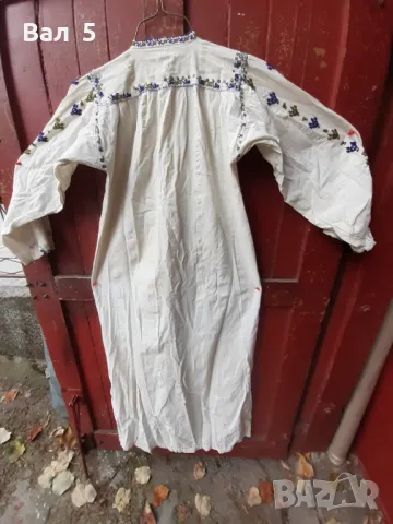 Автентична дълга риза с мъниста , пайети , дантела . Носия, снимка 9 - Антикварни и старинни предмети - 48087744