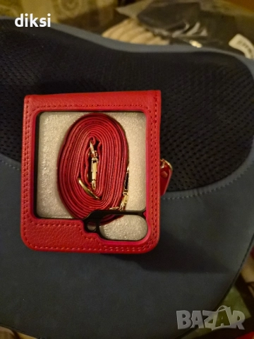 Червен калъф за телефон Samsung flip 6, снимка 2 - Калъфи, кейсове - 51989978