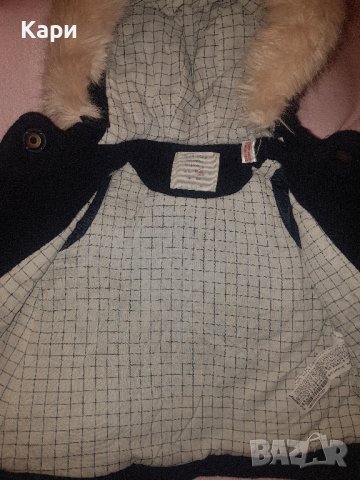 Детско палто с пух 80см ZARA, снимка 6 - Бебешки якета и елеци - 43271135