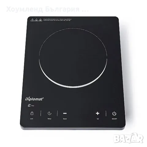 висок клас керамичен котлон Diplomat 2000W, снимка 2 - Котлони - 48767272