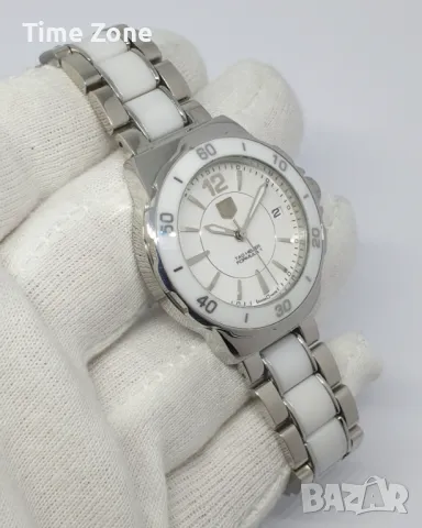 TAG Heuer Formula 1 35mm White Ceramic White Dial Дамски от Недраскаема Керамика, снимка 4 - Дамски - 47991864