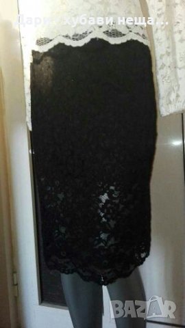 Пола и блуза от дантела❤🍀🌷S,M❤🍀🌷арт.1103, снимка 4 - Комплекти - 32845073