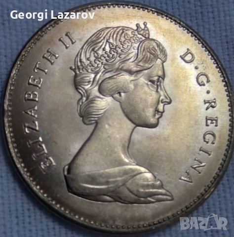 20 долара Канада 1967, снимка 2 - Нумизматика и бонистика - 36665357