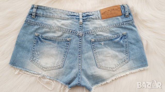 Къси дънки H&M размер S/М, снимка 3 - Къси панталони и бермуди - 36682098