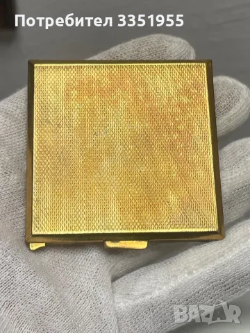 Колекционерска красива кутия за пудра за лице, снимка 2 - Антикварни и старинни предмети - 49878388