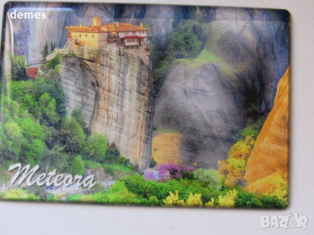 Метален магнит от Метеора, Гърция, снимка 2 - Антикварни и старинни предмети - 43120650