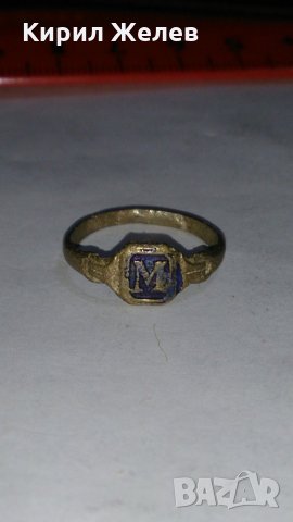 Старинен пръстен над стогодишен сачан - 73821, снимка 1 - Други ценни предмети - 28993403