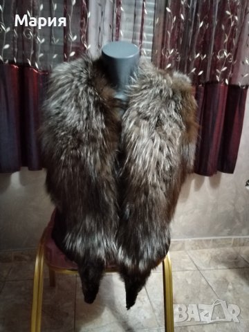  Луксозен дамски елек от лисица, естествен  косъм и кожа, различни видове елеци, болеро , снимка 2 - Елеци - 34084026