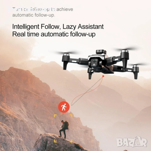 4K Безчетков дрон F200, снимка 3 - Дронове и аксесоари - 53151304