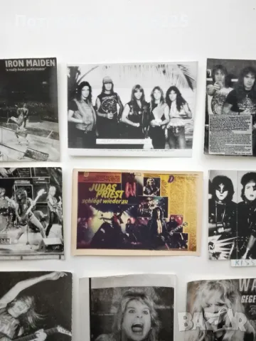 ЛОТ стари картички на метъл групи (лот 8), снимка 5 - Колекции - 49880025