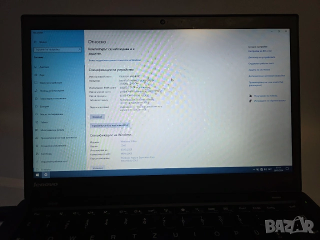 Лаптоп - Lenovo ThinkPAD Т450 - INTEL CORE i5-5300U - 8 GB DDR3 - 256 GB SSD, снимка 4 - Лаптопи за работа - 53268371