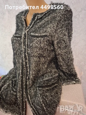 ZARA Пухена Жилетка, снимка 2 - Жилетки - 51157282