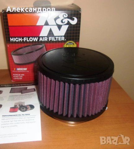 Спортен филтър K&N-оригинал, отвор 89мм, нов, промо цена!, снимка 2 - Части - 53308517