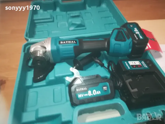 ЪГЛОШЛАЙФ-ФЛЕКС С ДВЕ БАТЕРИЙ И ЗАРЯДНО 1310241105, снимка 6 - Други инструменти - 47564087